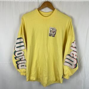 Walt Disney World Women's Mickey Mouse Ears Retro Yellow Spirit Jersey Size XS